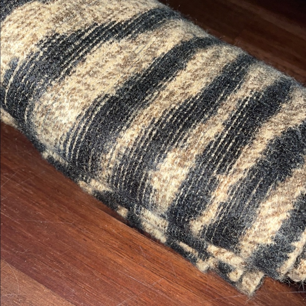 Michael Kors Scarf -Gold Accent Animal Print